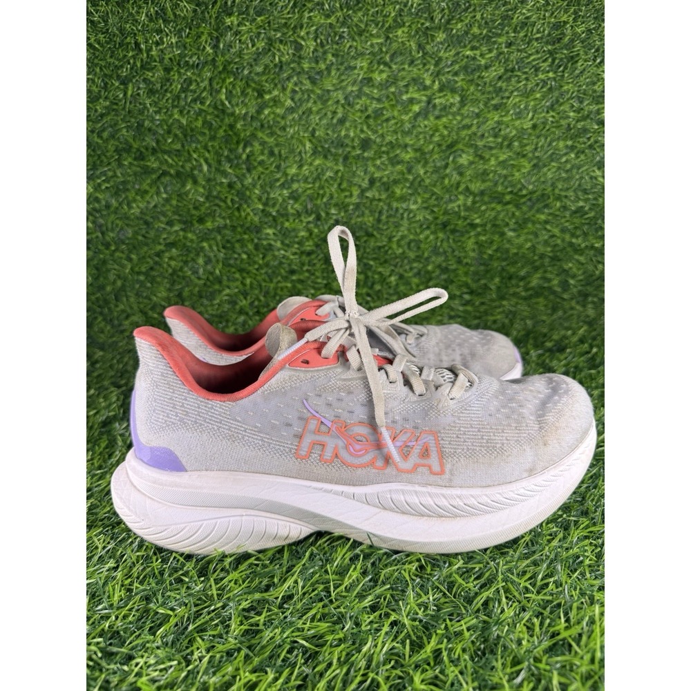 Hoka One One Mach 6 Womens Running Shoes Pale Duck Gull 1147810-PLDS Size 9.5